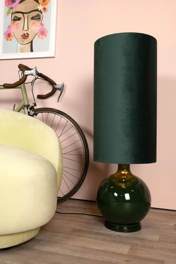 Lucide ESTERAD - Floor lamp - Ø 34 cm - 1xE27 - Green - atmosphere 1